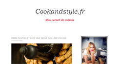 Desktop Screenshot of cookandstyle.fr